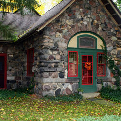 Пазл: Интересный домик