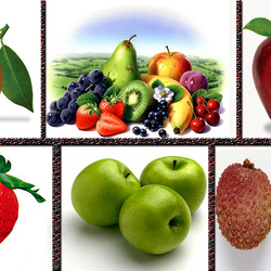Пазл: Фруктово-ягодный коллаж
