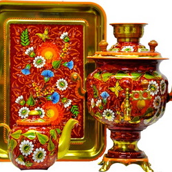 Пазл: Расписной самовар