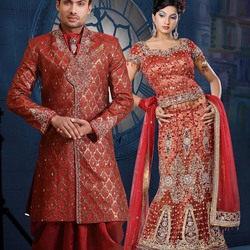 Пазл: Индийский свадебный костюм