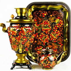 Пазл: Расписной самовар
