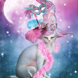 Пазл: Кошка-фея