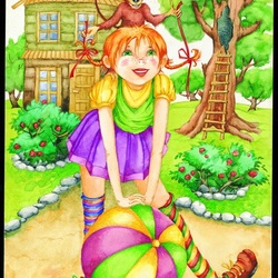 Пазл: Пеппи Длинный Чулок 