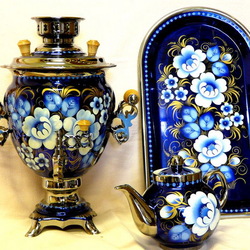 Пазл: Расписной самовар