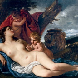 Пазл: Венера и купидон
