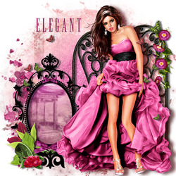 Пазл: Элегантный розовый