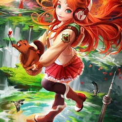 Пазл: Рыжая 