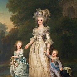 Пазл: Королева Мария Антуанетта с детьми