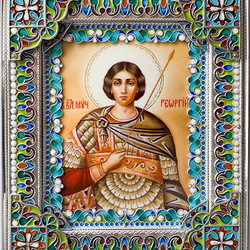 Пазл: Икона Георгия Победоносца
