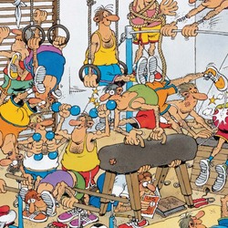 Пазл: В спортзале