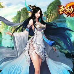 Пазл: Леди в белом