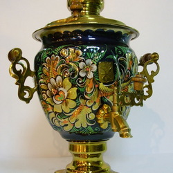 Пазл: Расписной самовар