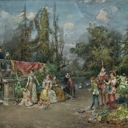 Пазл: В саду 