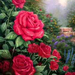 Пазл: Красные розы