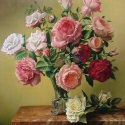 Пазл: Букет роз