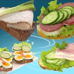 Пазл: Бутерброды