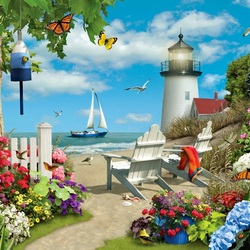 Пазл: Белеет парус...