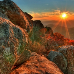 Пазл: Закат в горах