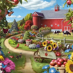 Пазл: Собираем урожай