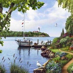 Пазл: Маленький причал