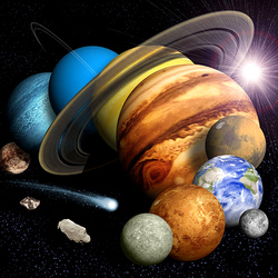 Пазл: Парад планет