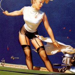 Пазл: На лодке