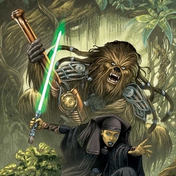 Пазл: Луминара Ундули и Чубакка