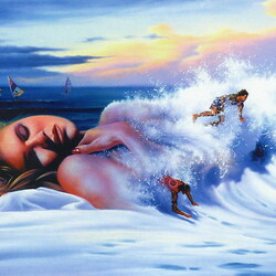 Пазл: В волнах