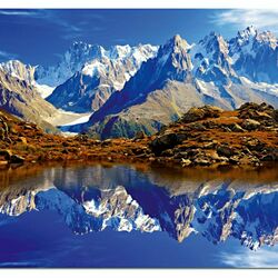 Пазл: Шамони - Mant Blanc