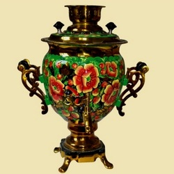Пазл: Расписной самовар