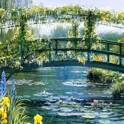 Пазл: Monet's Bridge / Мост Моне