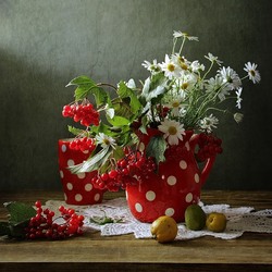 Пазл: Натюрморт в горошек