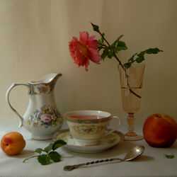 Пазл: Натюрморт с розой