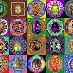 Пазл: Пасхальные яйца