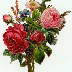 Пазл: Винтажные цветы