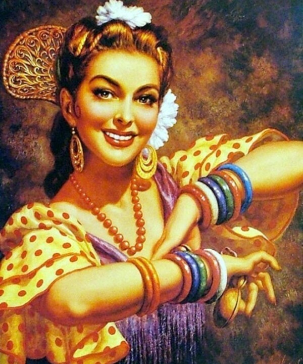 Пазл «Танец с кастаньетами» из 120 элементов | Собрать онлайн пазл №60135