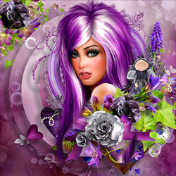 Пазл: Лиловая грусть