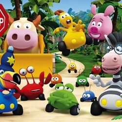 Пазл: Перекресток в джунглях