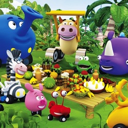 Пазл: Перекресток в джунглях