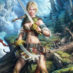 Пазл: Воительница