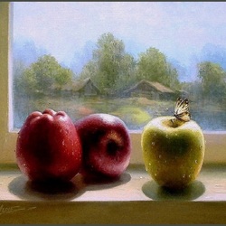 Пазл: Три яблока