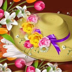 Пазл: Соломенная шляпка 