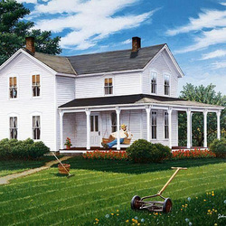 Пазл: Стрижка газона