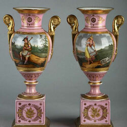 Пазл: Антикварные вазы