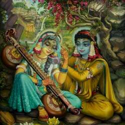 Пазл: Кришна и Радха
