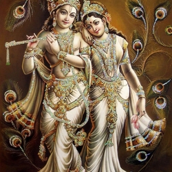Пазл: Кришна и Радха