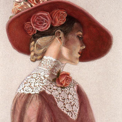 Пазл: Викторианская леди 