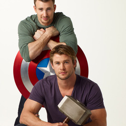 Пазл: Крис Хемсворт и Крис Эванс