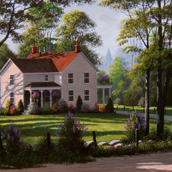 Пазл: Дом у дороги