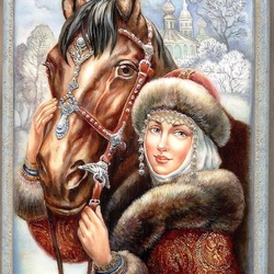 Пазл: Боярышня